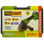 Акумуляторна кутова шліфмашина Procraft PGA22 20 В 125 мм (030274) – Фото №17