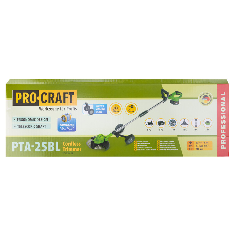 Акумуляторний тример Procraft PTA25BL (1 акб)