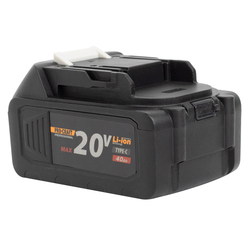 Акумуляторна батарея Procraft 20 В 4 Аг Li-Ion Type-C (030280)