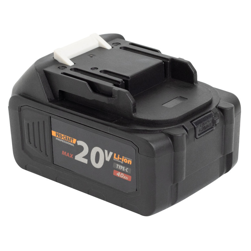 Акумуляторна батарея Procraft 20 В 4 Аг Li-Ion Type-C (030280)