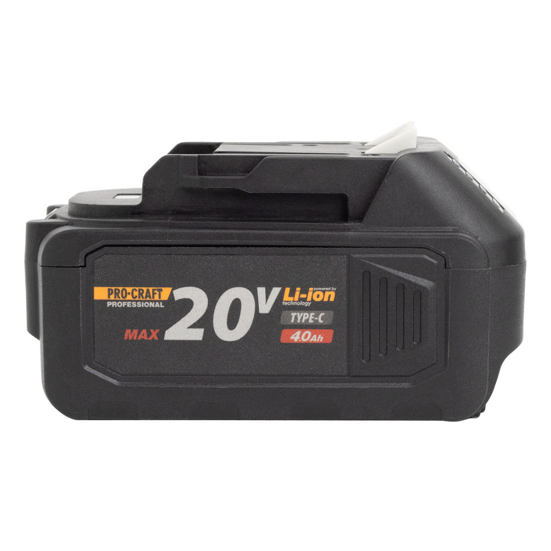 Акумуляторна батарея Procraft 20 В 4 Аг Li-Ion Type-C (030280)