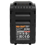 Акумуляторна батарея Procraft 20 В 8 Аг Li-Ion Type-C (030287) – Фото №9
