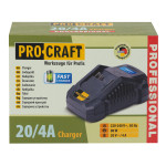 Зарядний пристрій для акумулятора Procraft 20 В 4 А мережевий (030292) – Фото №6
