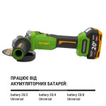 Акумуляторна кутова шліфмашина Procraft PWA220 20 В 125 мм (032201) – Фото №2