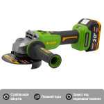 Акумуляторна кутова шліфмашина Procraft PWA220 20 В 125 мм (032201) – Фото №3