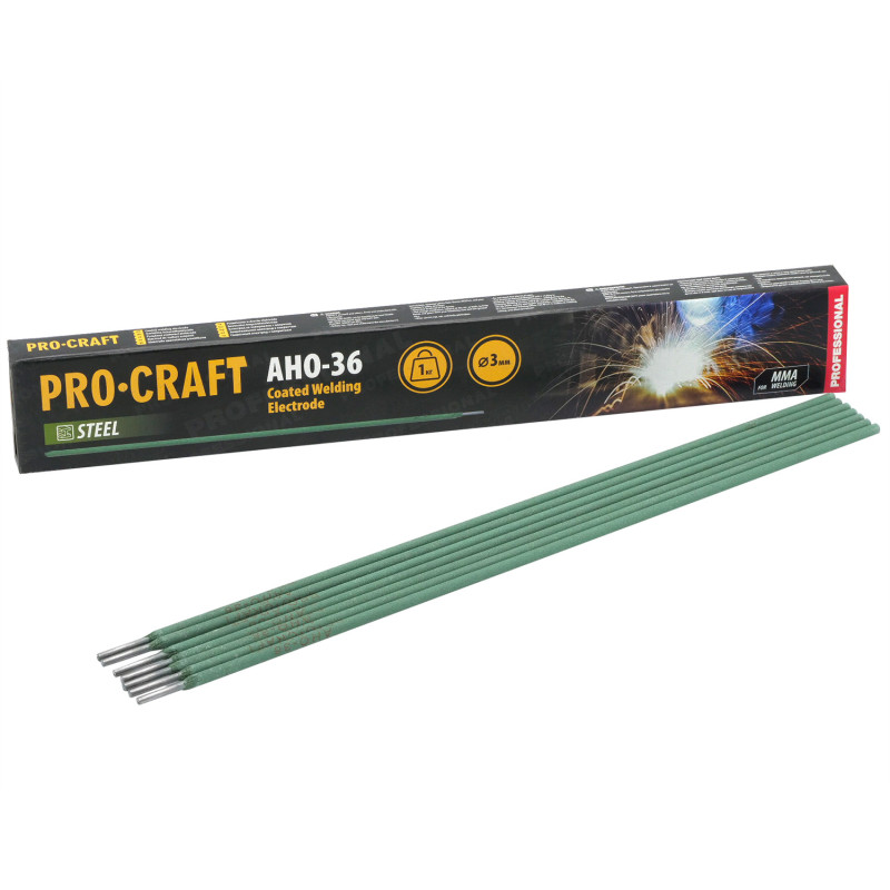 Електроди Procraft AHO36 1кг 3мм