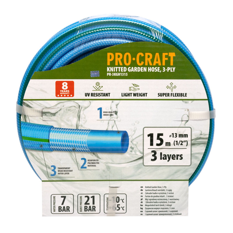 Шланг садовий Procraft PR-3KGH1315 1/2" 15 м