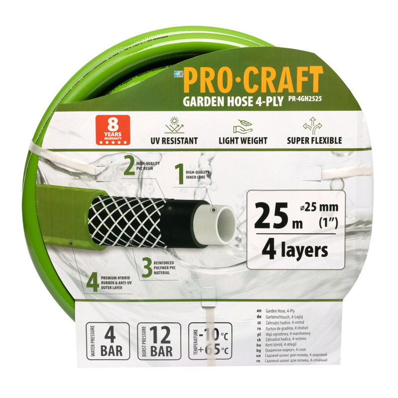Шланг садовий Procraft PR-4GH2525 1" 25 м