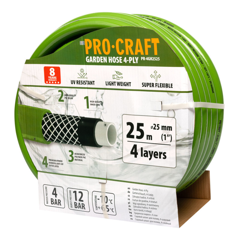 Шланг садовий Procraft PR-4GH2525 1" 25 м