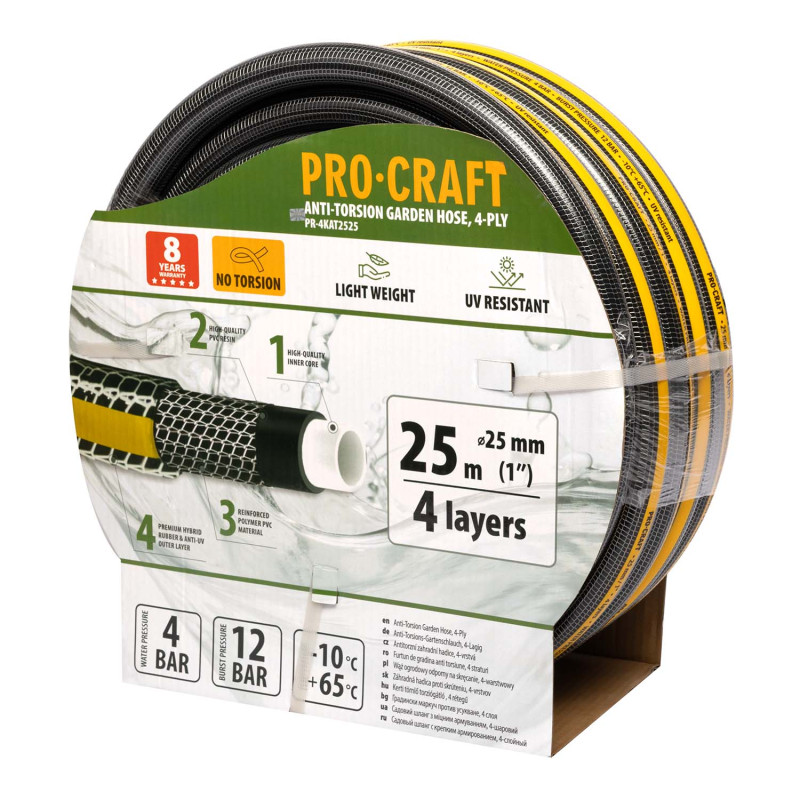 Шланг садовий Procraft PR-4KAT2525 1" 25 м