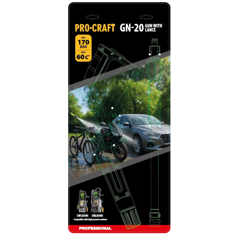 Пістолет до мийки Procraft GN20