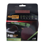 Круг шліфувальний самозачепний Procraft K150.40 UNIVERSAL (набір 10 шт.) – Фото №1