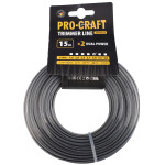 Волосінь з жилою квадрат Procraft 3мм 15м – Фото №1