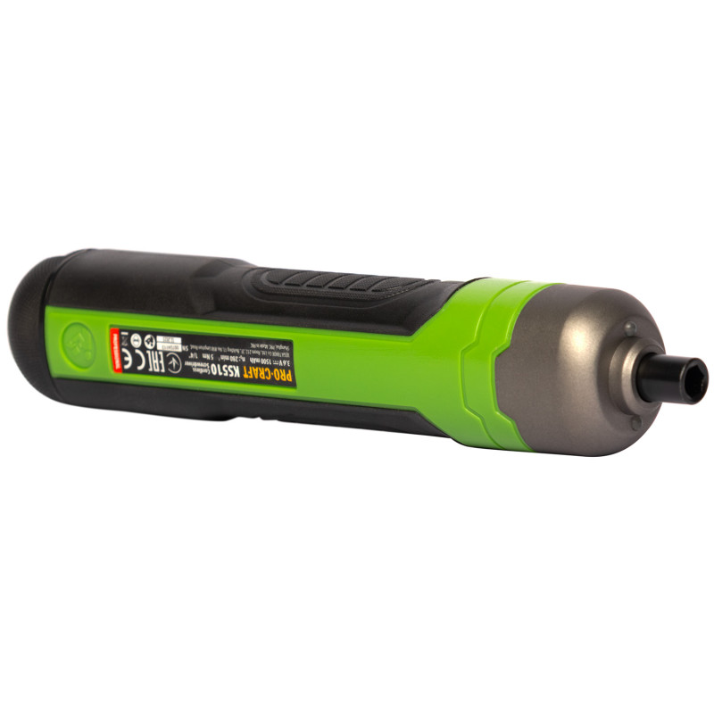 Аккумуляторная отвертка Procraft KS510 с набором бит (032510)