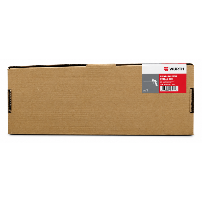 Пістолет для монтажної піни Wurth ALUMINUM L305 mm (0892145305)