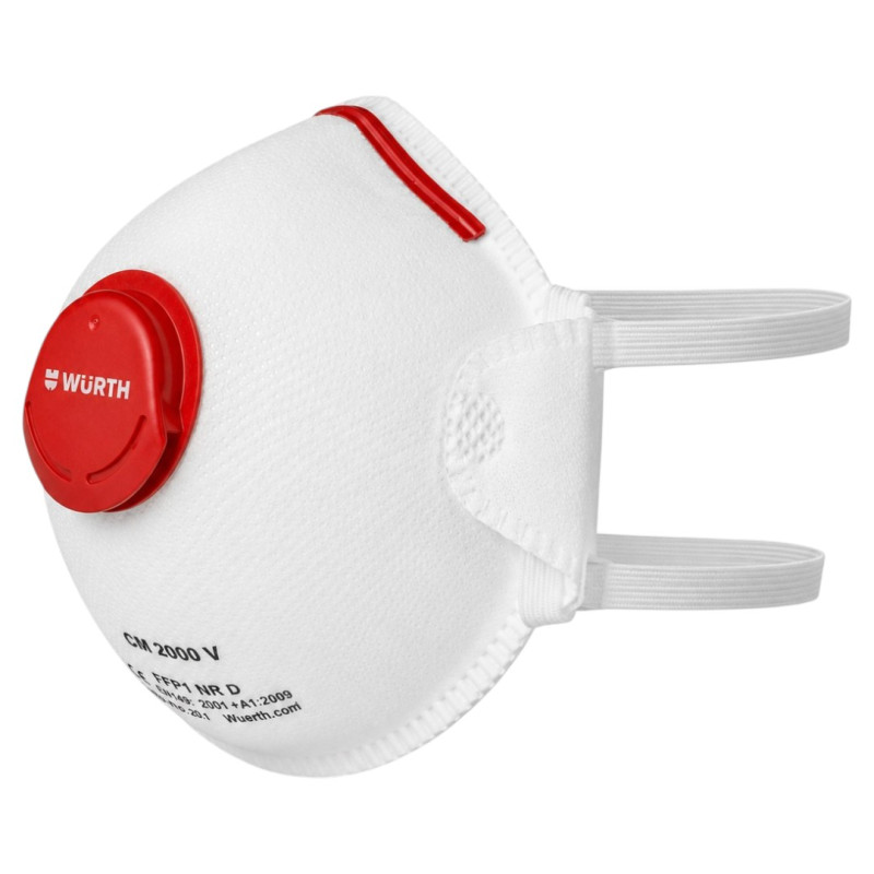 Респиратор одноразовый с клапаном WURTH CM2000 FFP1-NR-D, 1 шт (0899110301901)