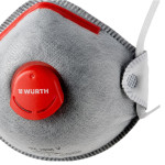 Респиратор одноразовый с клапаном WURTH CARBON-V-CM2000-(FFP2-NR-D) 1 шт (0899110305901) – Фото №1