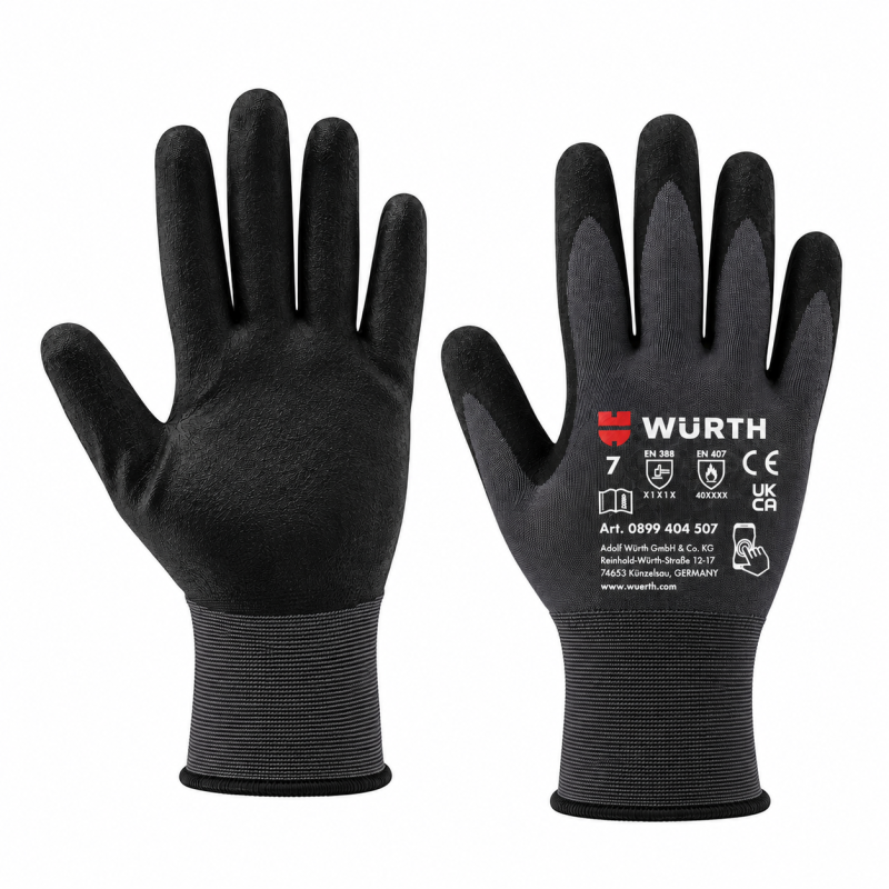 Перчатки монтажные Wurth ESD р.7 (0899404507)