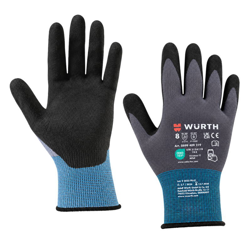 Перчатки защитные Wurth MULTIFIT NITRILE р.8 (0899405218)