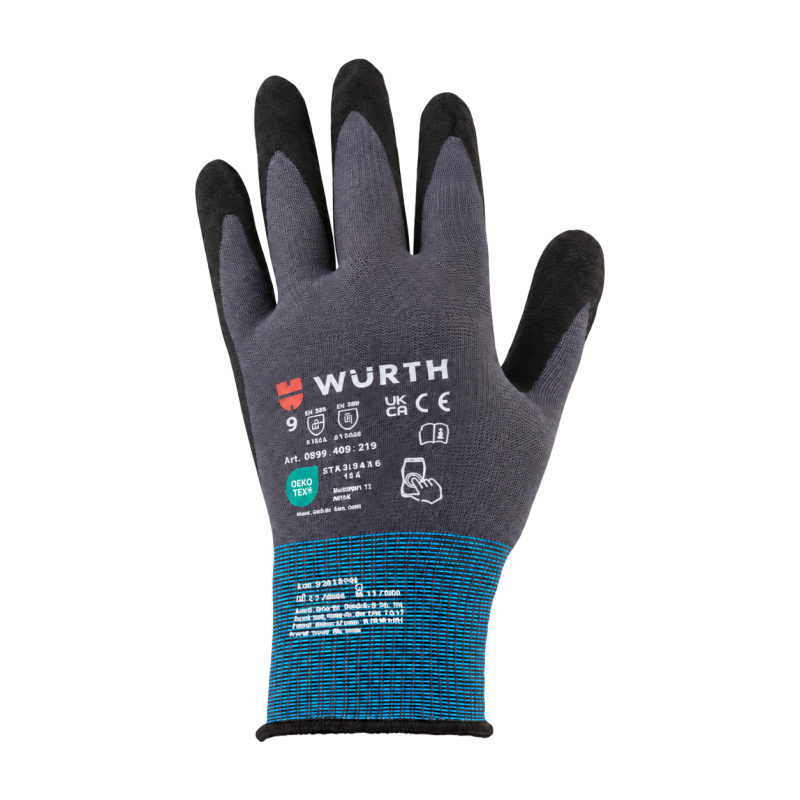 Перчатки защитные Wurth MULTIFIT NITRILE р.9 (0899405219)