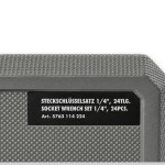 Набір інструментів Wurth RED STRIPE з тріскачкою 1/4″, 24 шт, у кейсі (5763114224) – Фото №7