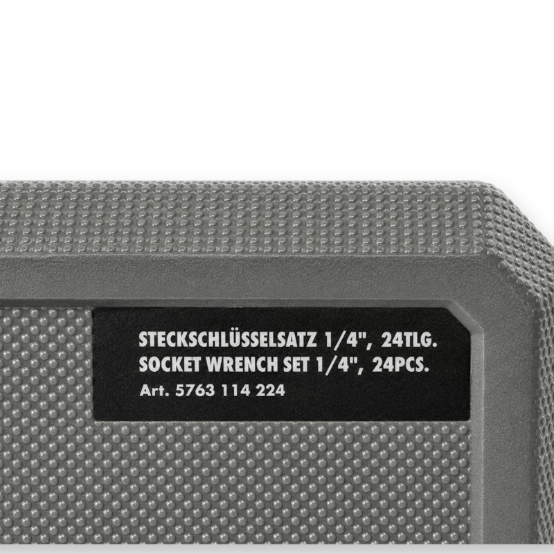 Набір інструментів Wurth RED STRIPE з тріскачкою 1/4″, 24 шт, у кейсі (5763114224)