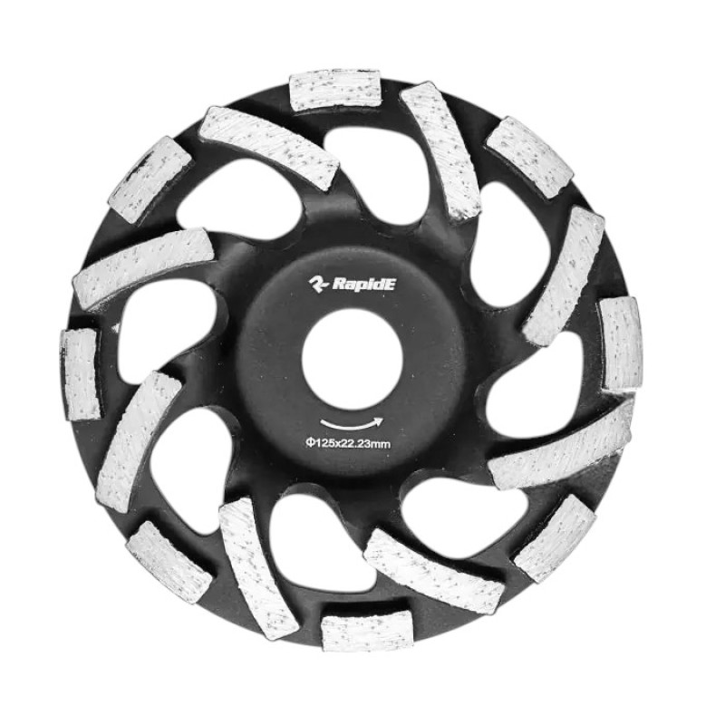 Чашка (фреза) для шлифовки бетона RAPIDE 125 F-type RP 125Х22.23 (НФ-00001931)